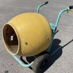 2017 Imer WHEELMAN II Portable Electric Wheelbarrow Multi Mixer 