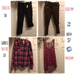 Clothes- pants & blouses