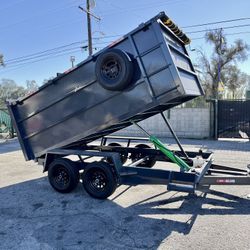 Dump Trailer 8x12x4 Setup