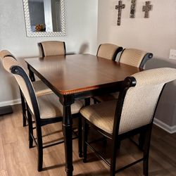 Beautiful Solid Wood Dining Room Table Set