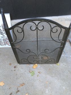 Blacksmith Made Fire Screen