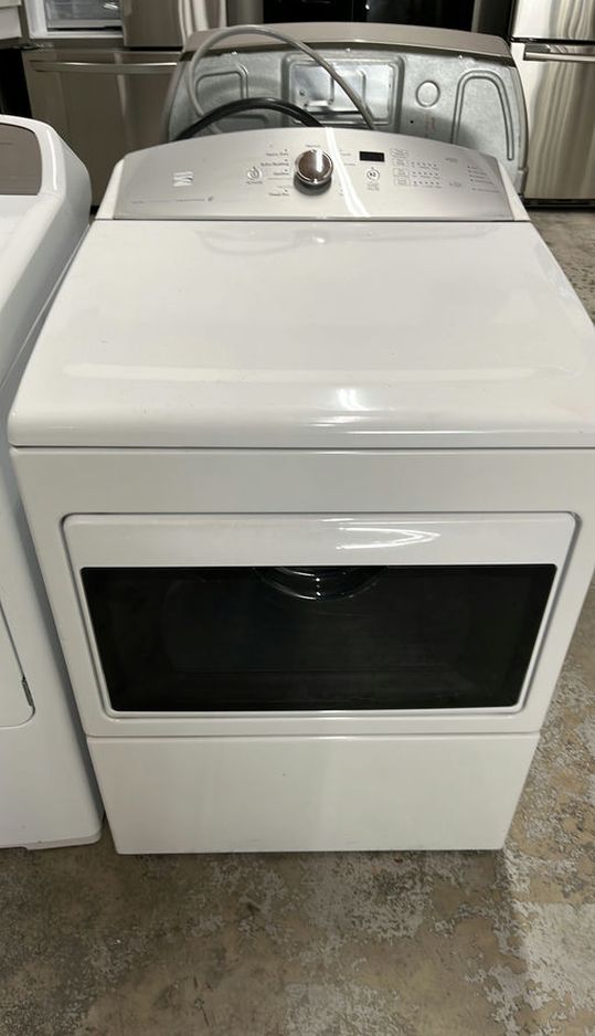 Kenmore Dryer with SensorDry - White