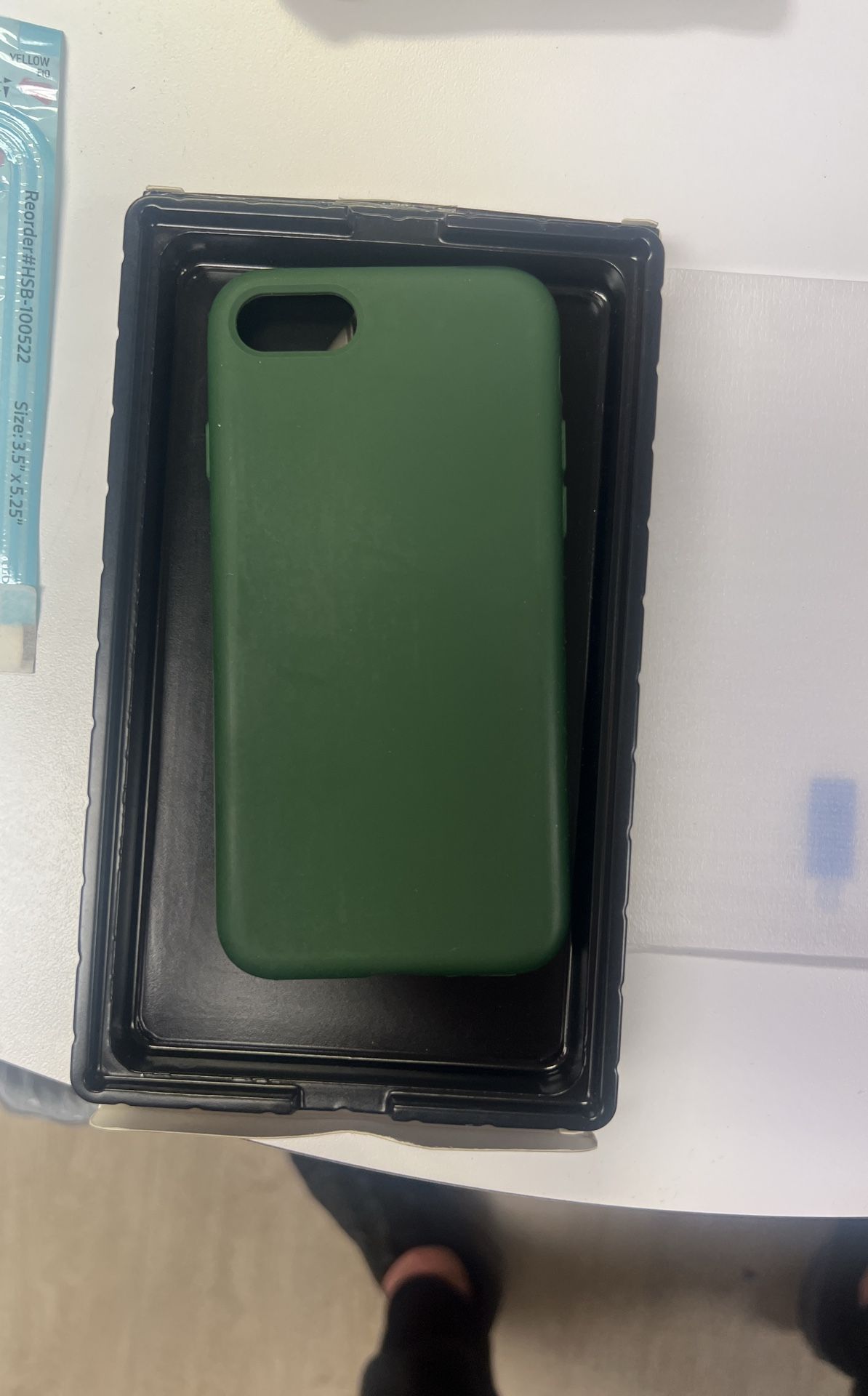 iPhone 7 Forest Green Case + 2 Screen Covers ALL NEW, Open Box