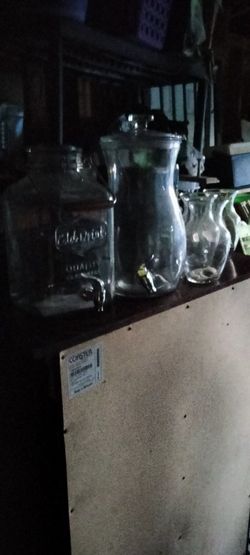 Glass Containers With Spout 20 Each