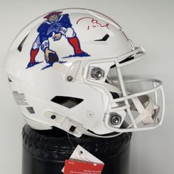 Signed Tom Brady Authentic Speed Flex Helmet Full Sized