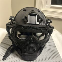 UNUSED HARDLAND Tactical Airsoft Helmet | Black | Large | Pre-owned 