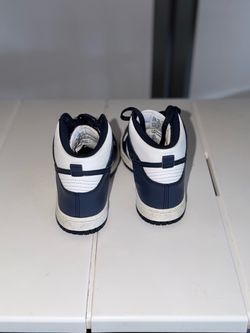 Nike Dunk High White Navy Sneakers