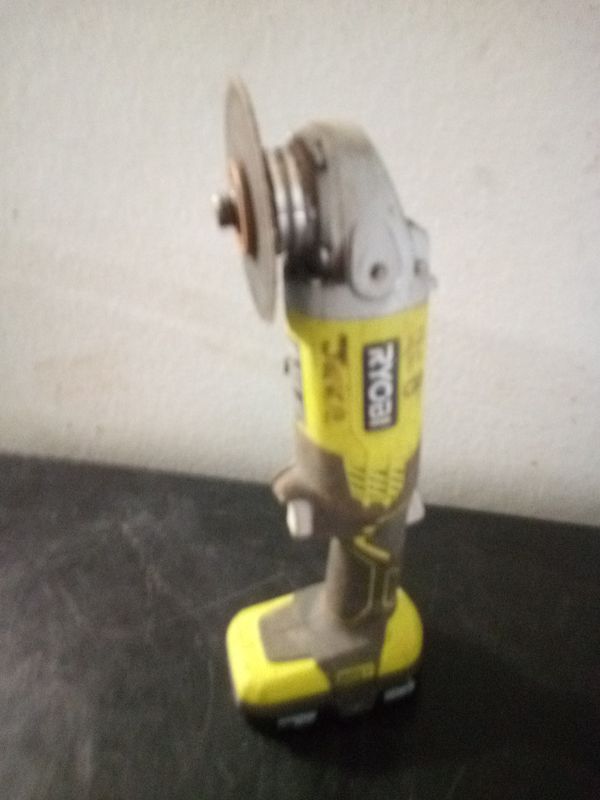 Ryobi battery powered 4 inch angle grinder for Sale in El Cajon, CA
