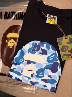 Bape blue camo tee S M L & XL Available