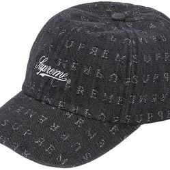 Supreme Denim 6 Panel (Black) 