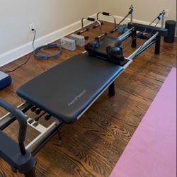 Pilates Reformer, Box And Pole