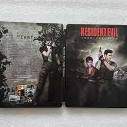 Resident Evil Code Veronica Classic Edition Custom Steelbook/SteelUp PS2/PS3/Xbo