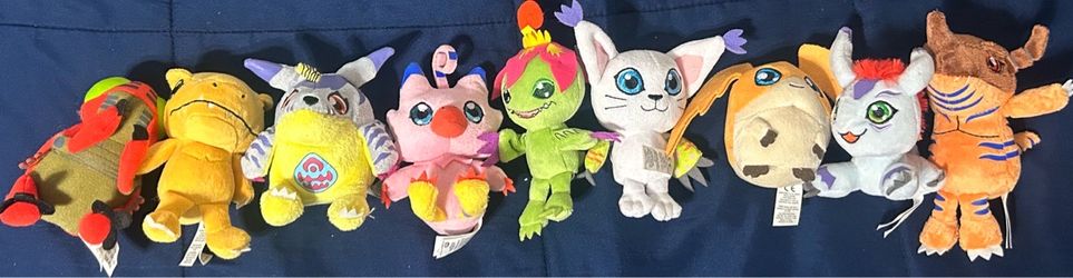Digimon Plushies