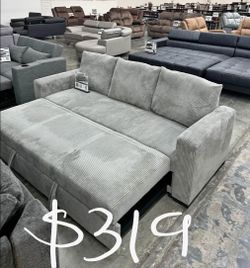 Sofa bed with pullout bed