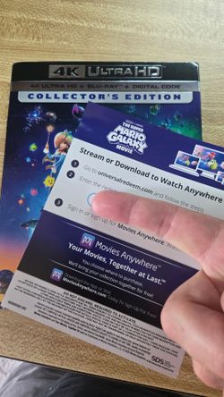 Mario galaxy 4k Digital Bluray Code