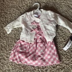 3-Piece Baby Girl Outfit – Brand New (3-6 Months