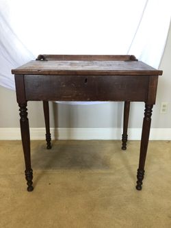 Vintage Child’s Desk (24d x 30w x 33l)