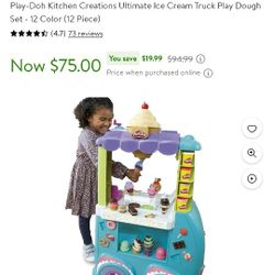 Playdough Creative Kitchen Ice Cream Stand
