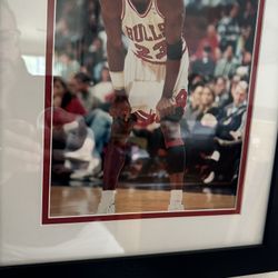 Michael Jordan Chicago Bulls Framed Photo – Professionally Matted Display