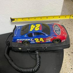 TELEFONO  ANTIGUO DISEÑO CARRO DE CARRERA