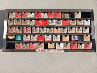 Vintage Pik A Nut Pak Assortment Metal Display