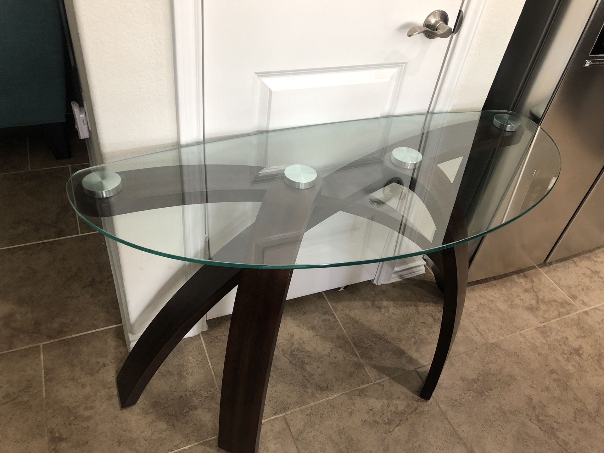 Matching end table and sofa table