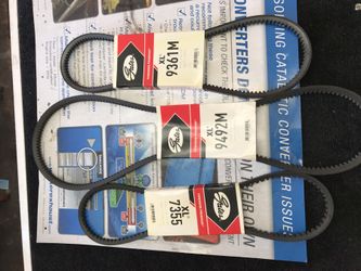 2001 - 2004 Nissan Frontier 4 cylinder belts
