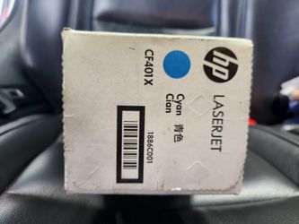 Brand New HP CYAN TONER  CF 401X