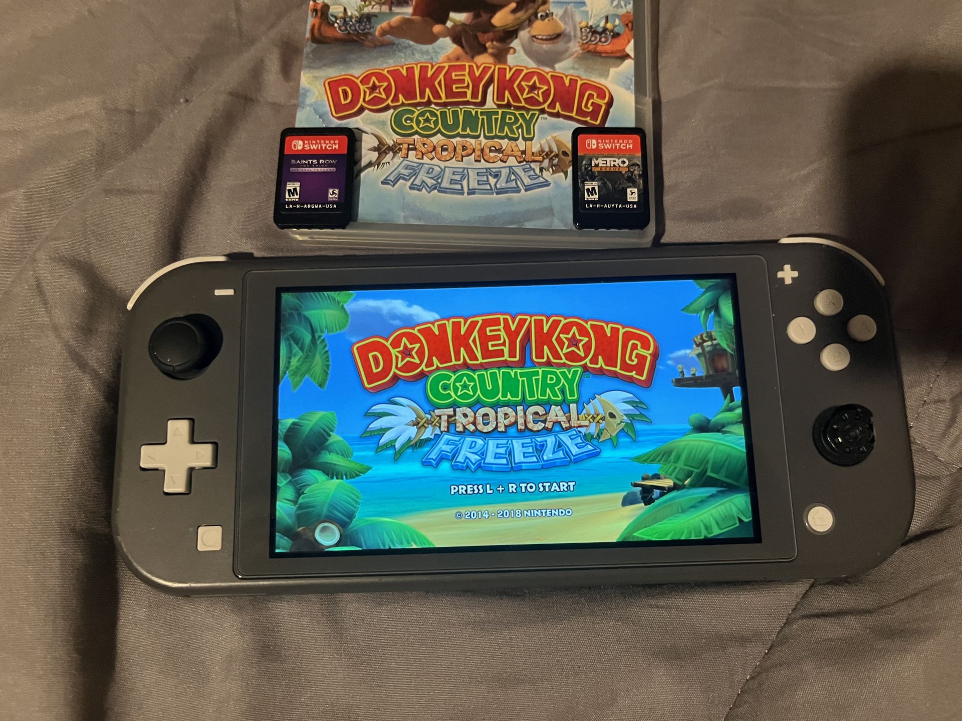 Nintendo switch with donkey Kong