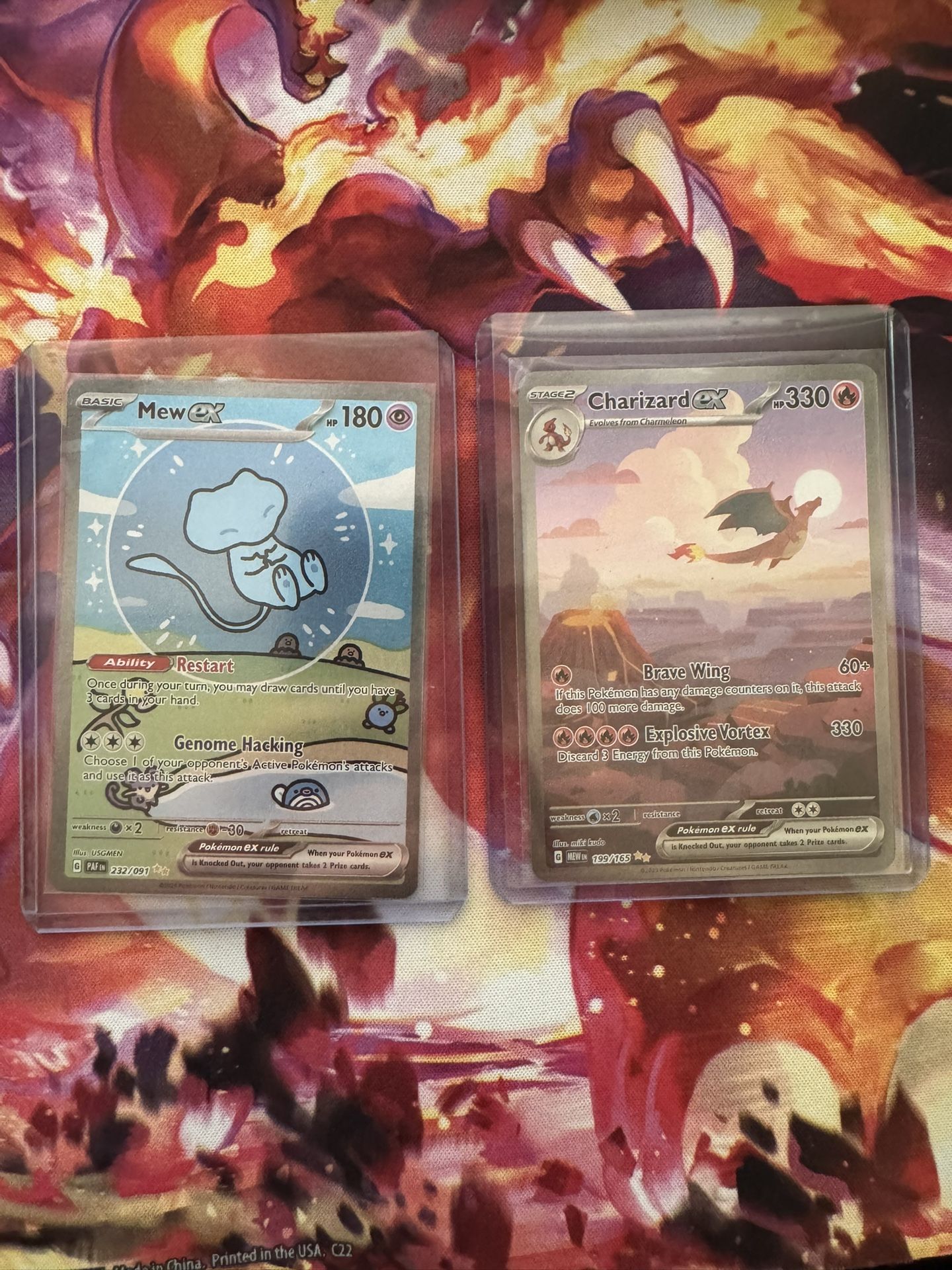 Bubble Mew & Charizard 151 for trade.