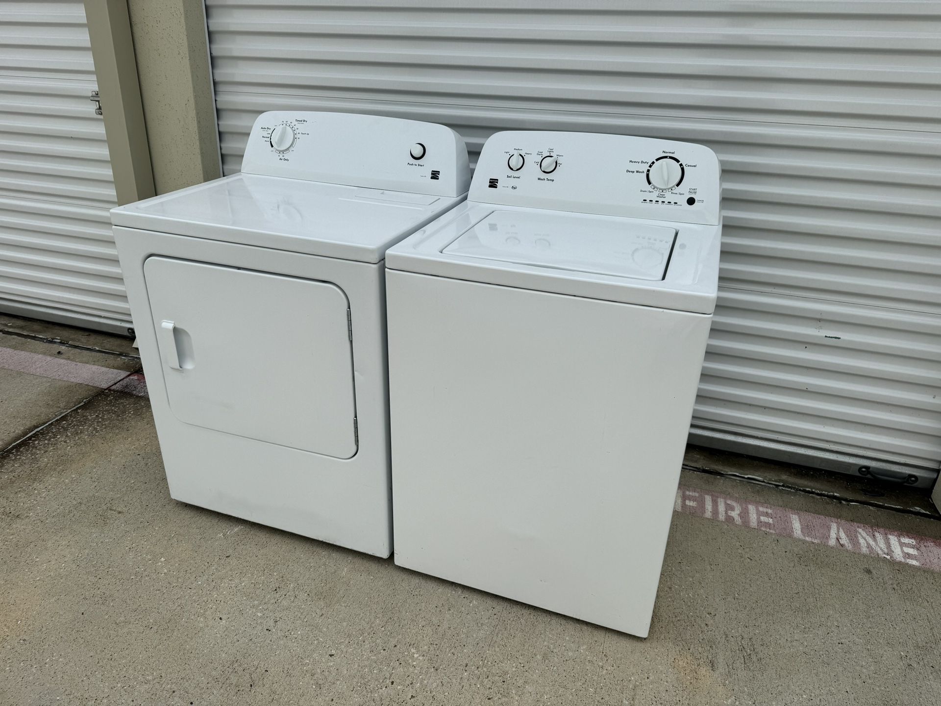 Kenmore Washer And Electric Dryer 