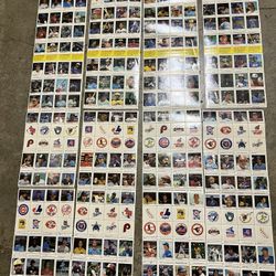 Vintage Baseball Stamp Lot