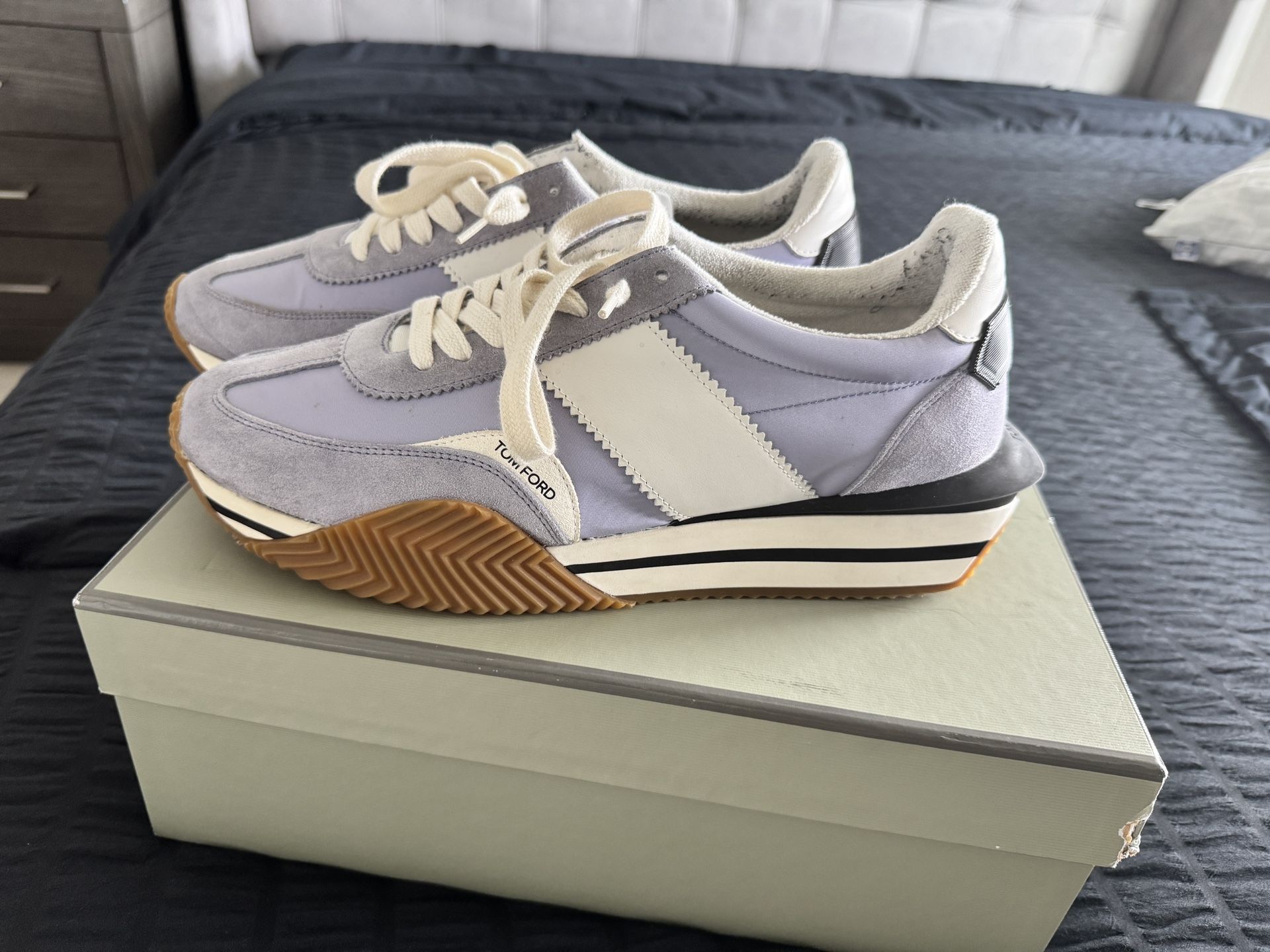 Tom Ford Low Top Sneakers Designer Luxury Footwear Clean Condition