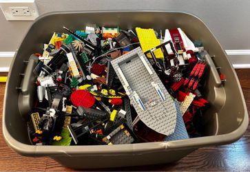 Bin of legos