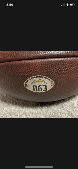 Justin Herbert Los Angeles Charger Football Game Used