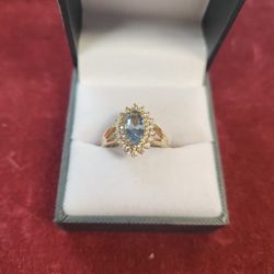 Blue Birthstone Ring 2272 Cash America Pawn