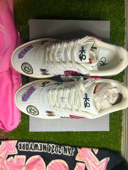 Kai x Reebok Club C White Low-Top Sneakers