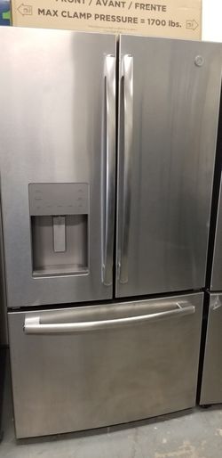 Refrigerator Stainless Steel French Door GE Since $39 Down Payment