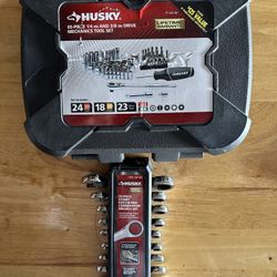 Husky Tool Set With Stubby Wrenches New