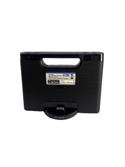 Sony Personal Audio Docking System RDP-M5iP iPod iPhone Black Speaker