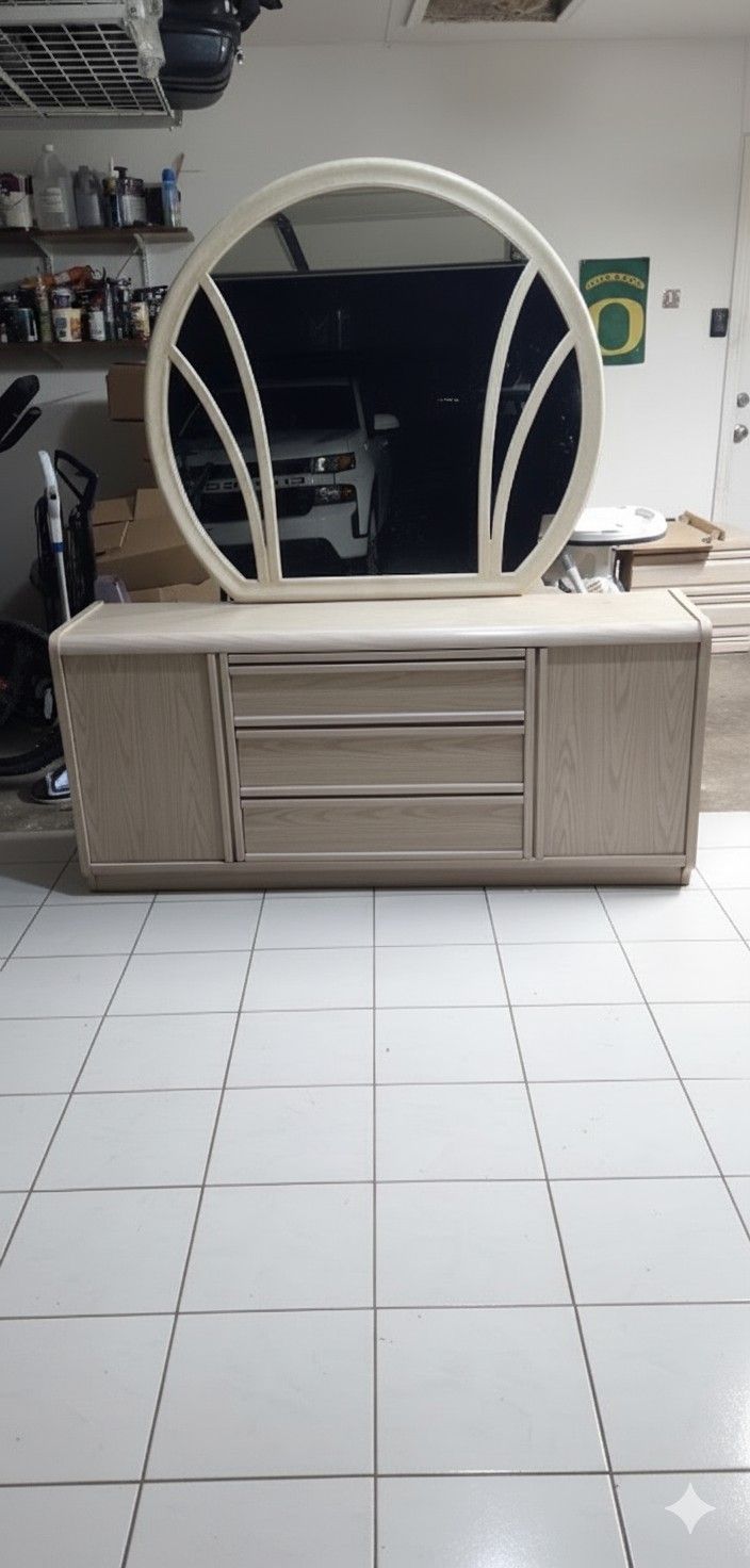 Dresser And Mirror