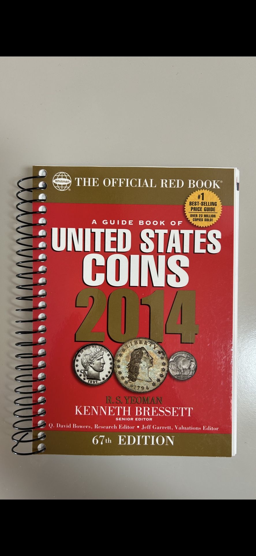 2014 Whitman Official Red Book- Guide Book Of U.s. Coins 