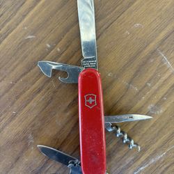 Swiss army victorinox spartan red