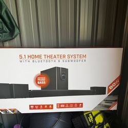 iLive 5.1 Home Theater Bluetooth Audio System 6-Piece Set