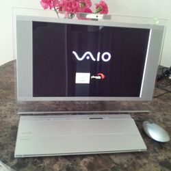 Sony Vaio All in One Computer Desktop PC Windows 7 DVD Keyboard Mouse
