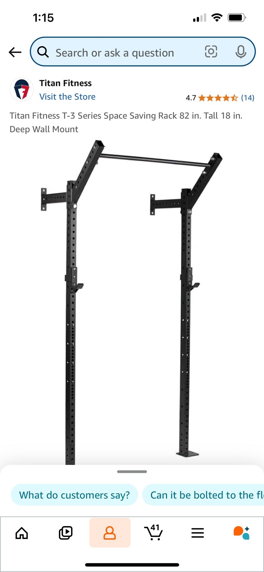 Titan Fitness Weight Rack Plus Plates