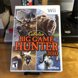 Nintendo Wii Cabela’s Big Game Hunter 2010