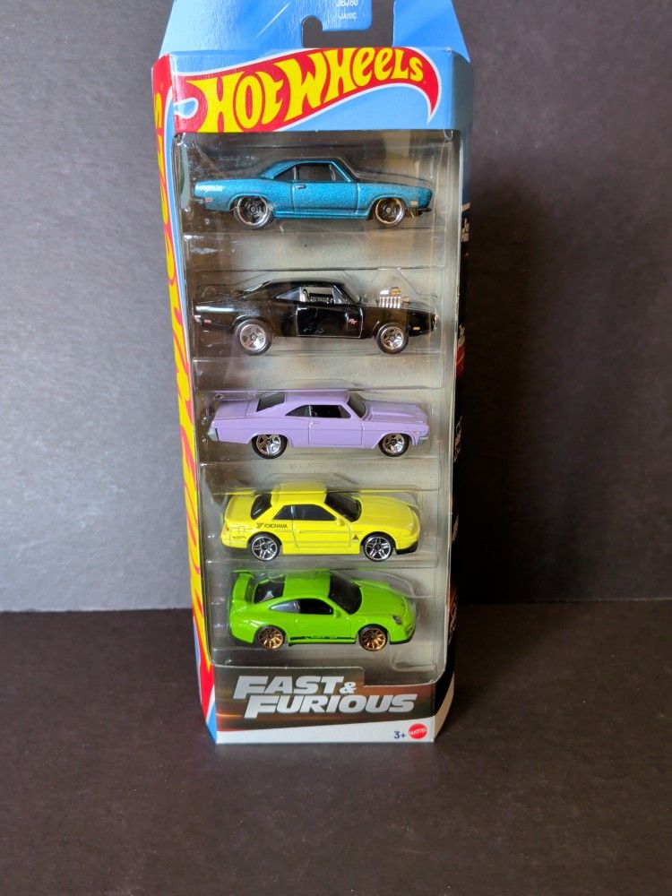 Hot Wheels 2025 Fast And Furious 5 Pack