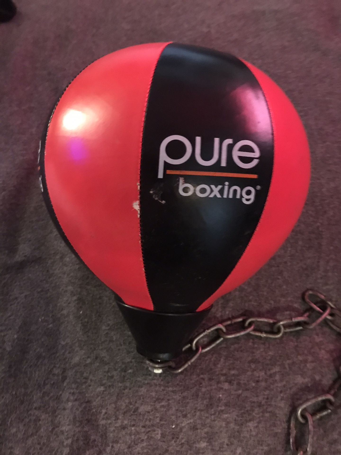 Pure boxing speed bag...