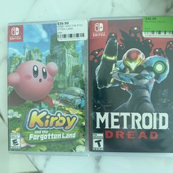 Kirby Forgotten Land & Metroid Dread Package